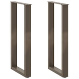 thumbnail of vidaXL Console tafelpoten 2 st U-vormig 28x(72-73) cm staal naturel
