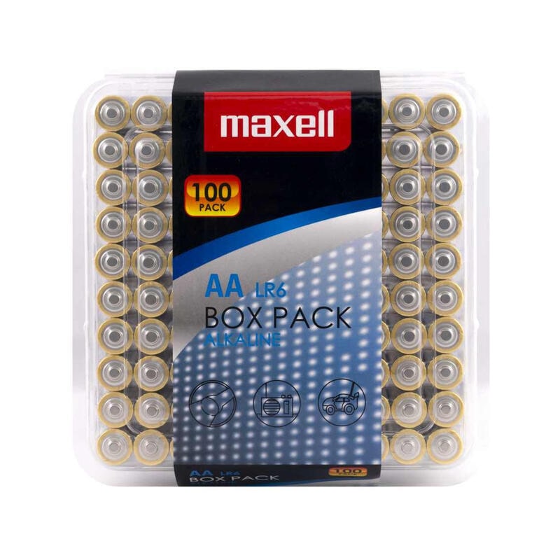 Maxell Pila Alcalina Aa Lr6 Pack*100 Pilas