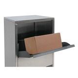 thumbnail of Paketkasten | HxBxT 140x46x45cm | Paketbox Standbriefkasten Paketbriefkasten Größe XL | Edelstahl anthrazit