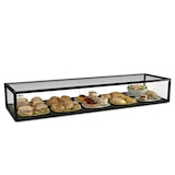 thumbnail of MBH - Neutrale vitrine 120 cm 1 etage voor de horeca. Neutrale glazen vitrine voor gebak en bakkerij.
