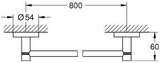 thumbnail of Grohe Badetuchhalter ESSENTIALS 854mm Bo