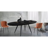 thumbnail of Oreste Luchetta Tavolo allungabile OMEGA BLACK piano realizzato in MDF finitura legno Nero H.75 x P.93 x L.160 cm