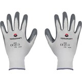 thumbnail of TOOLCRAFT  TO-5621502 Polyamid, Nitril Arbeitshandschuh Größe (Handschuhe): 9 EN 388 CAT II 1 St.