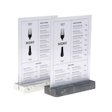 thumbnail of Europel Kaarthouder A4 Polystone antraciet,  351022