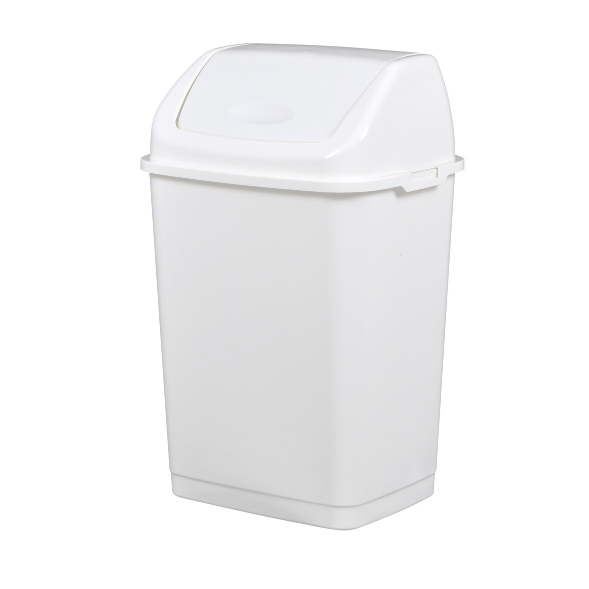 ROSSIGNOL Poubelle 35L à couvercle basculant CLAP blanc
