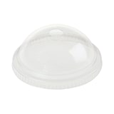 thumbnail of 250x BIO Domdeckel mit Loch zu Becher 200+250 ml O 76mm Bio-Kunststoff (PLA)