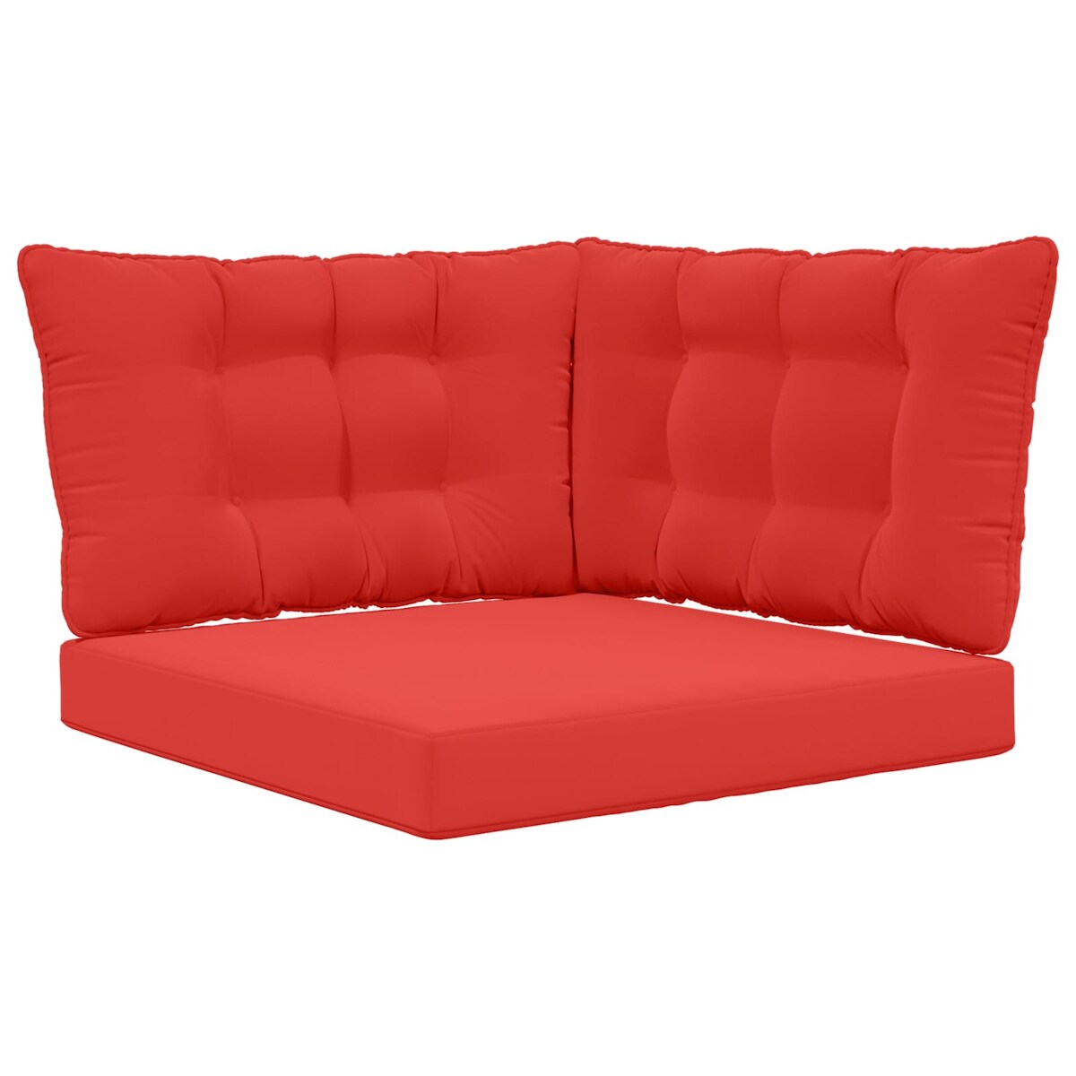 vidaXL Sofakissen für draußen Polyester Rot 80 x 43 x 10 cm