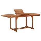 thumbnail of vidaXL 7-tlg. Garten-Essgruppe Poly Rattan Braun