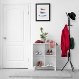 thumbnail of Relaxdays Garderobenständer, Metall, 12 Haken, HxBxT: 180 x 44 x 39 cm, freistehend, stabil, Jackenständer, schwarz