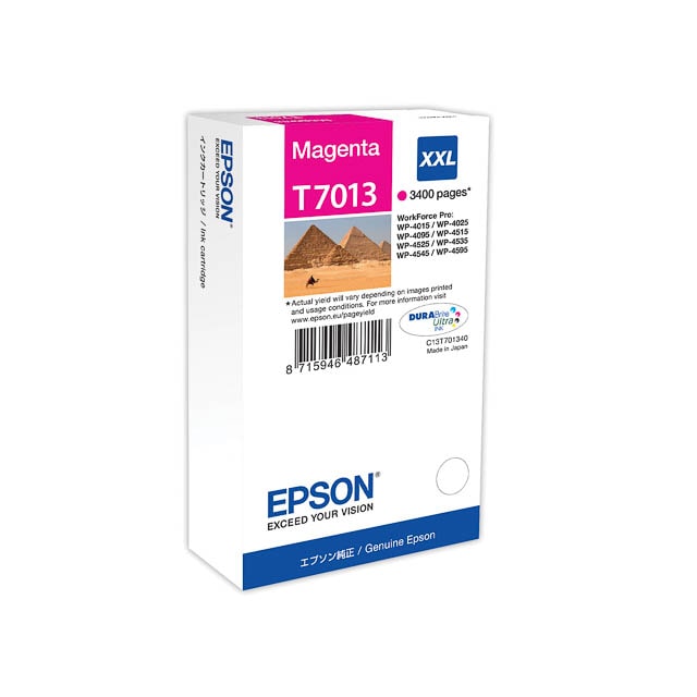Tinten EPSON C13T70134010 EPSON WP4000 TINTE MAG EHC