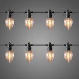 thumbnail of LED Lichterkette flackernde Kerzenlampen Flammeneffekt 3,5m für Außen Halloween