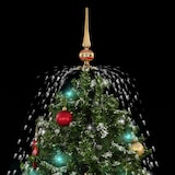 thumbnail of Schneiender Weihnachtsbaum mit Schirmfuß Grün 140 cm
