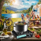 thumbnail of Estufa de gas portátil 2200W Camping Senderismo Obra Cartucho de gas Camping Encendido piezo Caso INTEC