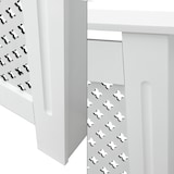 thumbnail of ECD Germany Heizkörperverkleidung Wabenmuster 78x19x82 cm Weiß, MDF lackiert, Heizungsverkleidung Heizkörperabdeckung für Wohnzimmer & Schlafzimmer