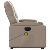 thumbnail of vidaXL Massagesessel mit Aufstehhilfe Elektrisch Cappuccino Kunstleder