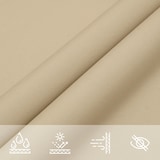thumbnail of Toldo de vela triangular tela Oxford beige 5x5x5 m