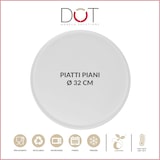 thumbnail of DOT Horeca Solutions 250 Piatti pizza  carta bagassa 32 CM usa e getta monouso polpa di cellulosa compostabili bio bianco delivery