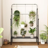 thumbnail of COSTWAY Kleiderständer mit 2 Kleiderstangen, doppelter Garderobenständer mit verstellbarer Höhe, 108 x 50 x 125 cm