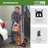 thumbnail of Aluminium Sackkarre klappbar 90kg Traglast Transportkarre Stapelkarre Handkarre Karre