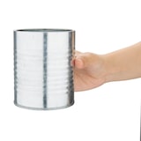 thumbnail of Recipiente de acero galvanizado en forma de lata Olympia CP497