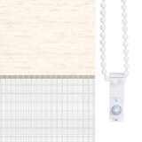 thumbnail of vidaXL Doppelrollo Marmorbeige 165x230cm Stoffbreite 160,9 cm Polyester