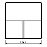 thumbnail of Jung Tastensatz 3fach LC 4093 TSA 246 LC4093TSA246