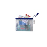 thumbnail of DJOIS by Tarifold confezione da 8 buste in PVC con zip A6, blu