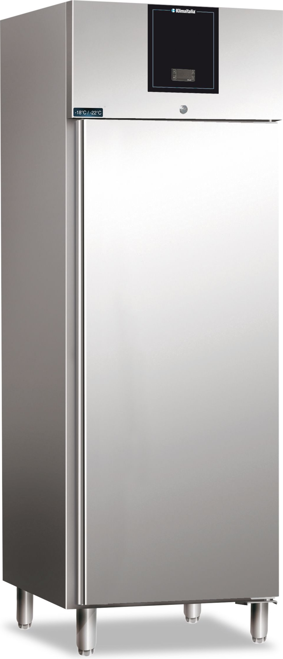 KLIMAITALIA Belüftetes 700-Liter-Edelst.gefrierfach. Tropische C-Klasse. Abtau auto. T° -22°C/-18°C. Dim. LxWxH 68x87,5x209 cm. AXF710B