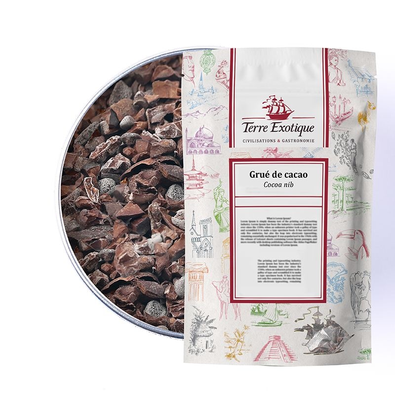TERRE EXOTIQUE Grué de cacao, 500 g