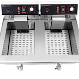 thumbnail of Fritadeira elétrica profissional 2x10L – 6 kW – inox – 20 L