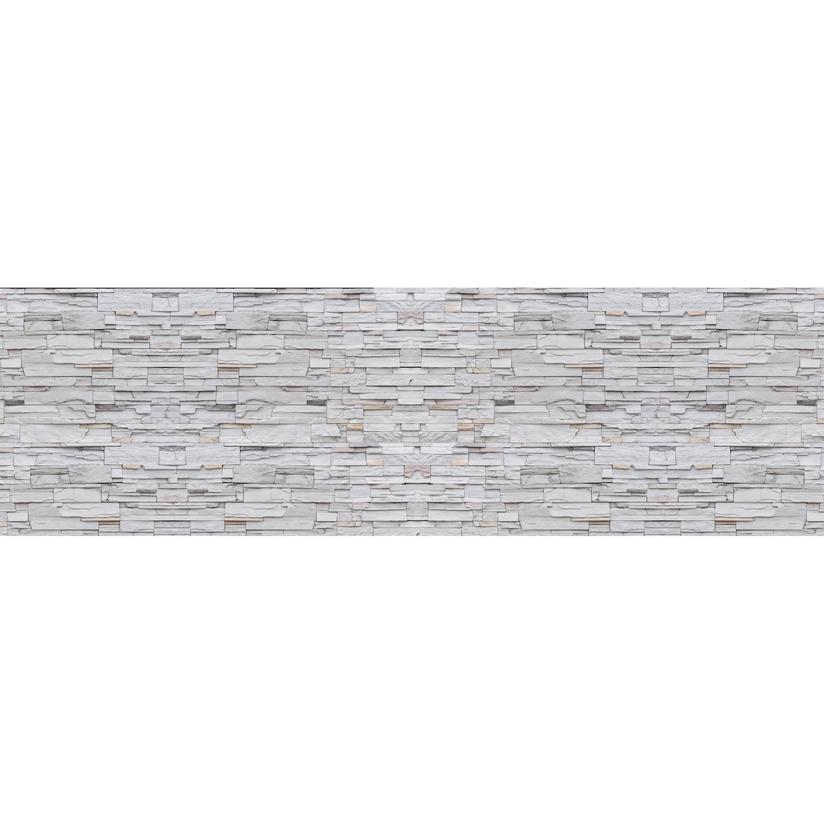 Rodnik Deko-Rückwand, Küchenrückwand, Wandbild "Klinkerwand" ABS-Kunststoff 60x200cm, biegbar, hochwertig mit UV- Direktdruck, für alle Räume geeignet