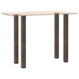 thumbnail of Helloshop26 - Juego de 4 patas para mesa de bar con pies regulables 110-112 cm diseño moderno en acero natural 02_0056780