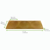 thumbnail of FHC - 96Pcs - Assiette bambou 3 compartiments "Patong" - 180x60x10mm