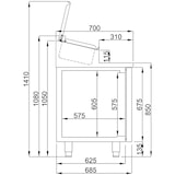 thumbnail of Saladette 2 deuren 7x 1/3Gn containers