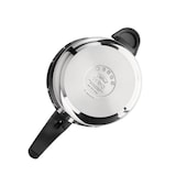 thumbnail of G-SOLA Conj. panelas 2,5 L+6 L inox 18/10, tripla segurança, rápida/super rápida, p/ todos fogões, tampa, cesto e livro receitas.