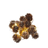 thumbnail of LED Lichterkette Tannenzapfen 20 LED 1,9m Timer Deko Girlande