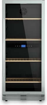 thumbnail of Les Petits Champs Einbau-Weinkühlschrank 149 Flaschen CAVCED149, Kapazität 325L, 2 Temperaturzonen, Edelstahl, Anti-UV, LED