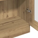 thumbnail of vidaXL Hoge kast 82,5x30,5x185 cm bewerkt hout artisanaal eikenkleur