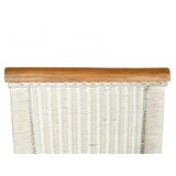 thumbnail of Esszimmer Stuhl mit Armlehnen Rattanstuhl weiß Perth Korbstuhl Rattan Sessel nachhaltig : mit Sitzkissen