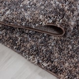 thumbnail of Carpetsale24 Hochflor Teppich 280x370 cm Taupe – XXL Shaggy Langflor, Meliert, Flauschig & Pflegeleicht, Jute-Rücken – Für große Wohn- oder Esszimmer