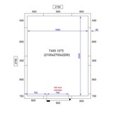 thumbnail of Chambre froide groupe négatif 2100x2700x2200 - Combisteel