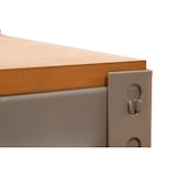 thumbnail of PROREGAL Établi BUFFALO avec étagère frontale et tiroir | HxLxP 84x90x61cm | Capacité de charge 400kg | Galvanisé