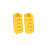 thumbnail of PROREGAL Gelbe Sichtlagerbox 1.0 | HxBxT 6x10x10cm | 0,4 Liter | Sichtlagerbehälter, Sichtlagerkasten, Sichtlagerkastensortiment, Sortierbehälter