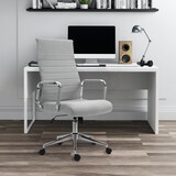thumbnail of SVITA OFFICE COMFORT Bürostuhl Stoff hellgrau Schreibtischstuhl Drehstuhl