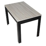 thumbnail of DUPI Mesa Comedor AITANA con Estructura y tapa superior de Madera (Taupe/Negro, 110x70)