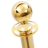 thumbnail of Abgrenzungsständer VIP 3-tlg. Edelstahl Gold | Absperrständer Absperrpfosten Kugelkopf Personenleitsystem