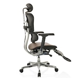 thumbnail of Bürostuhl / Chefsessel ERGOHUMAN PLUS LEGPRO GEN2 Leder mit Beinablage Netz braun hjh OFFICE