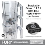 thumbnail of Hamilton Beach Commercial® - Licuadora de alto rendimiento Fury - Recipiente de copoliéster de 1,8 l sin BPA - HBH550R