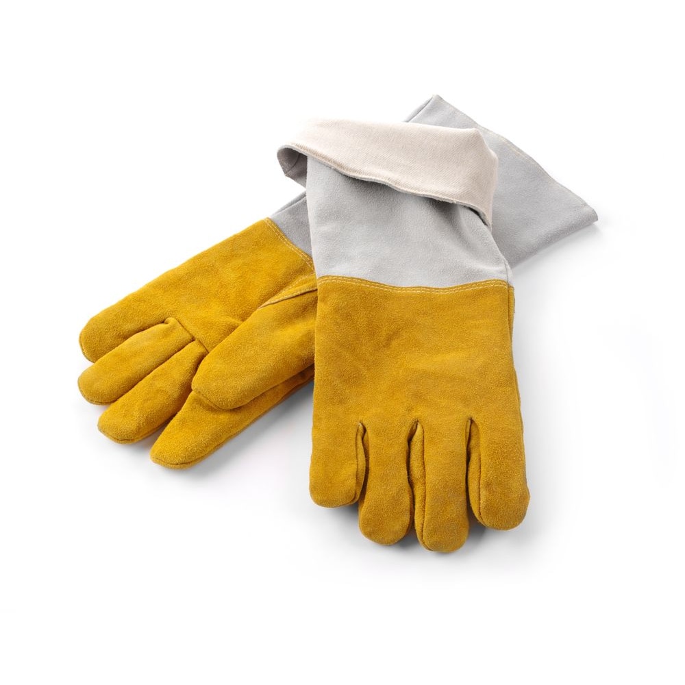 HENDI Hittebestendige leren barbecue handschoenen - 2 stuks, 2 st., (L)460mm
