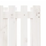 thumbnail of vidaXL Pflanzkübel Lattenzaun-Design Weiß 70x70x70cm Massivholz Kiefer